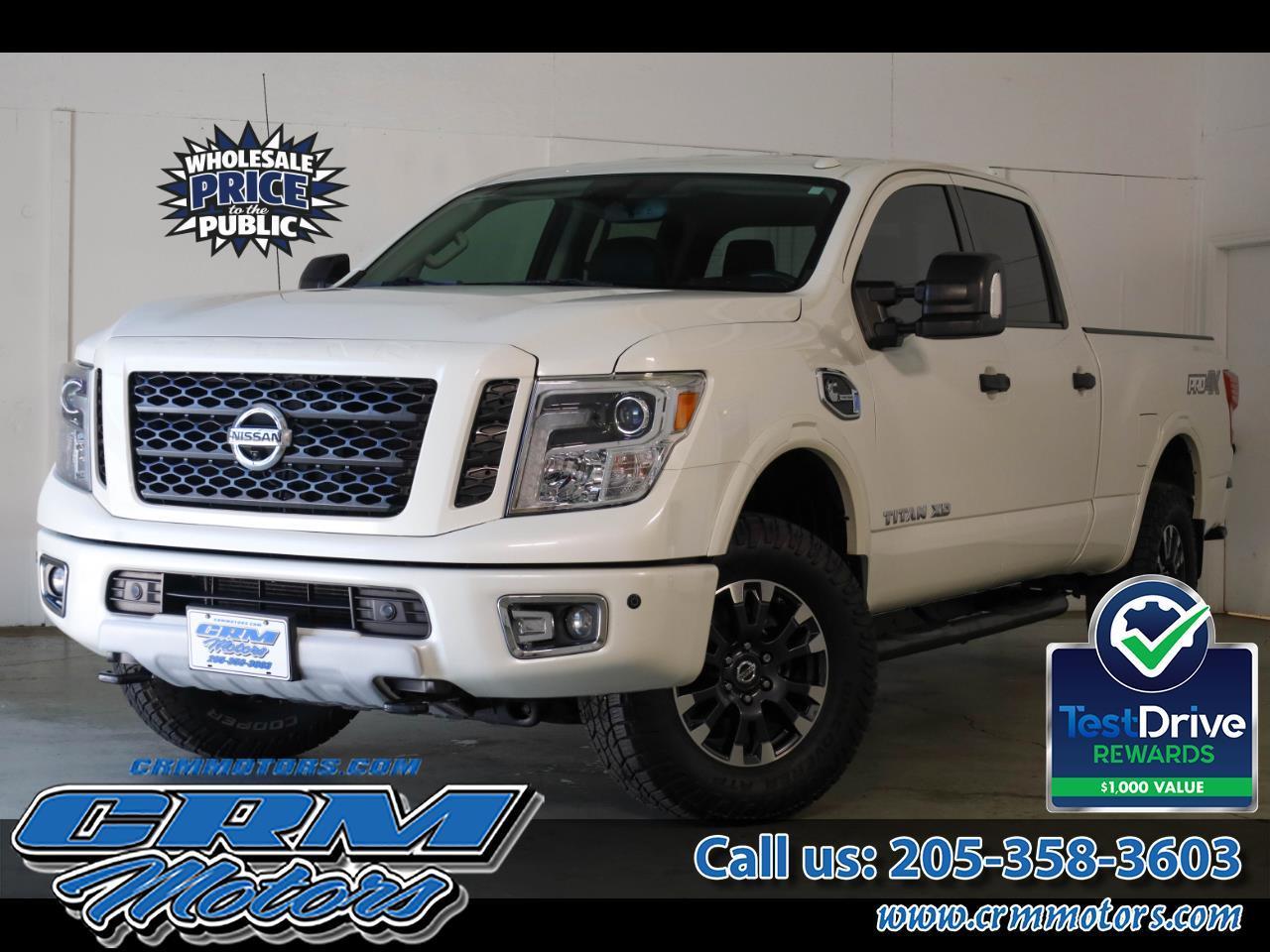 White 2018 Nissan Titan Pickup Truck Four-Wheel Drive 6-Speed Automatic