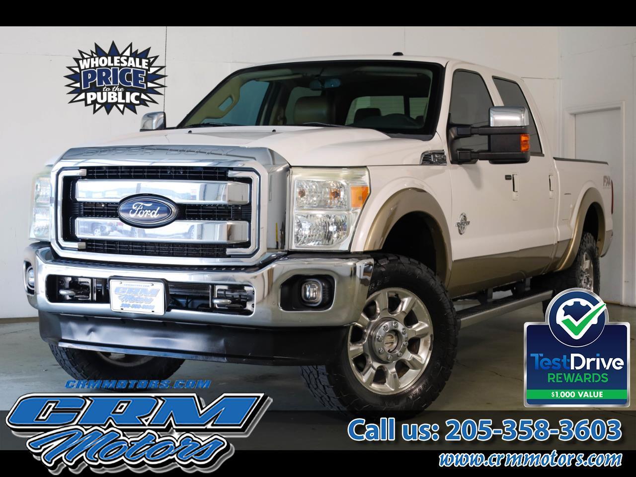 2012 Ford Super Duty F-250 SRW 4WD Crew Cab 156" Lariat