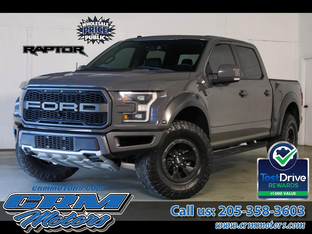 2018 Ford F-150 SVT Raptor SuperCrew 5.5-ft. Bed 4WD
