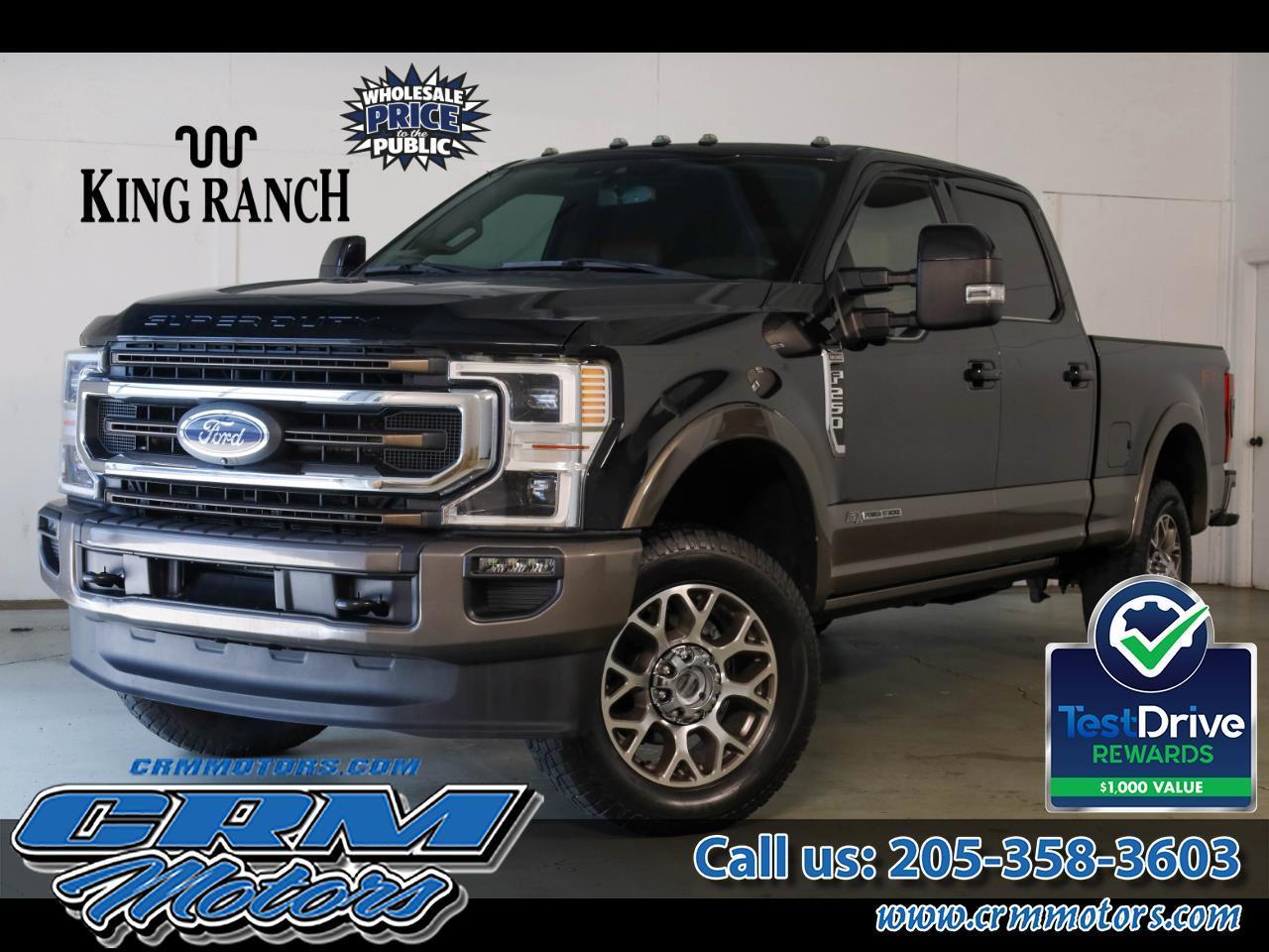 Black 2020 Ford F-250 Super Duty Pickup Truck Four-Wheel Drive Automatic