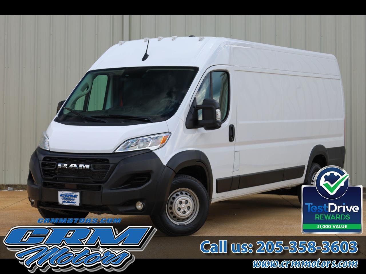 2023 RAM ProMaster Cargo Van 3500 High Roof 159" WB EXT