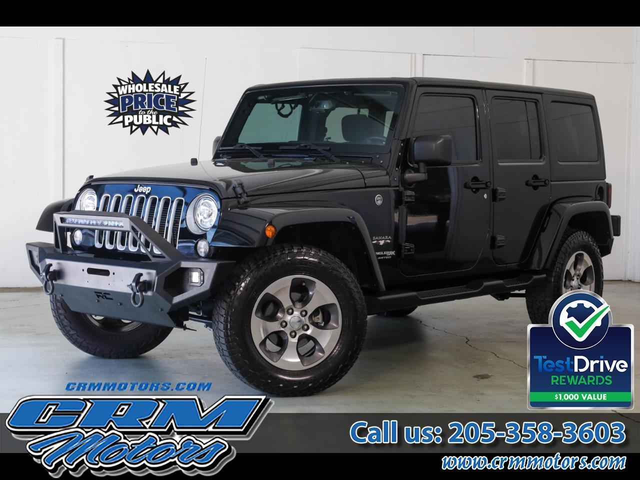 2018 Jeep Wrangler JK Unlimited Sahara 4x4