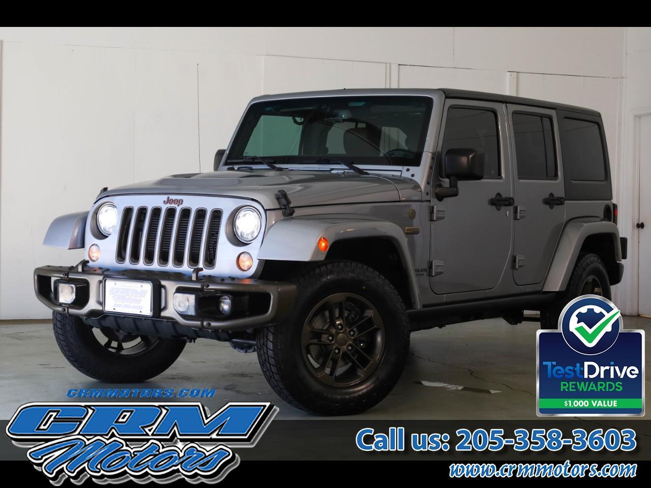 2017 Jeep Wrangler Unlimited 4WD 4dr 75th Anniversary *Ltd Avail*