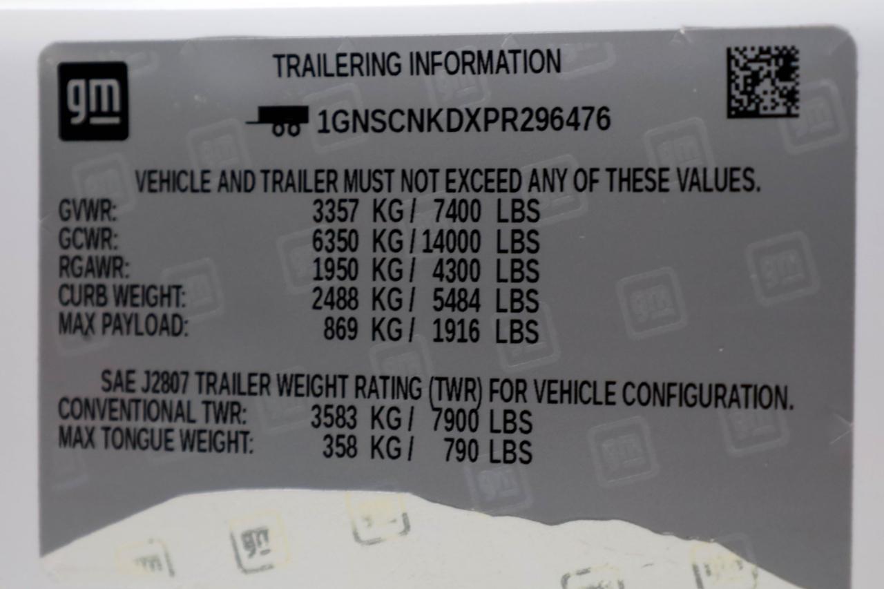 Chevrolet Tahoe LT 4D SUV RWD 2023