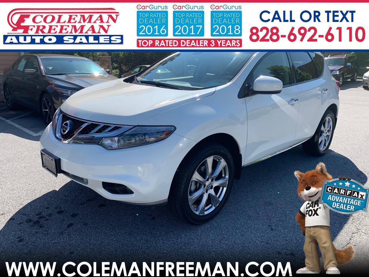 Used 2014 Nissan Murano AWD 4dr Platinum for Sale in Hendersonville NC