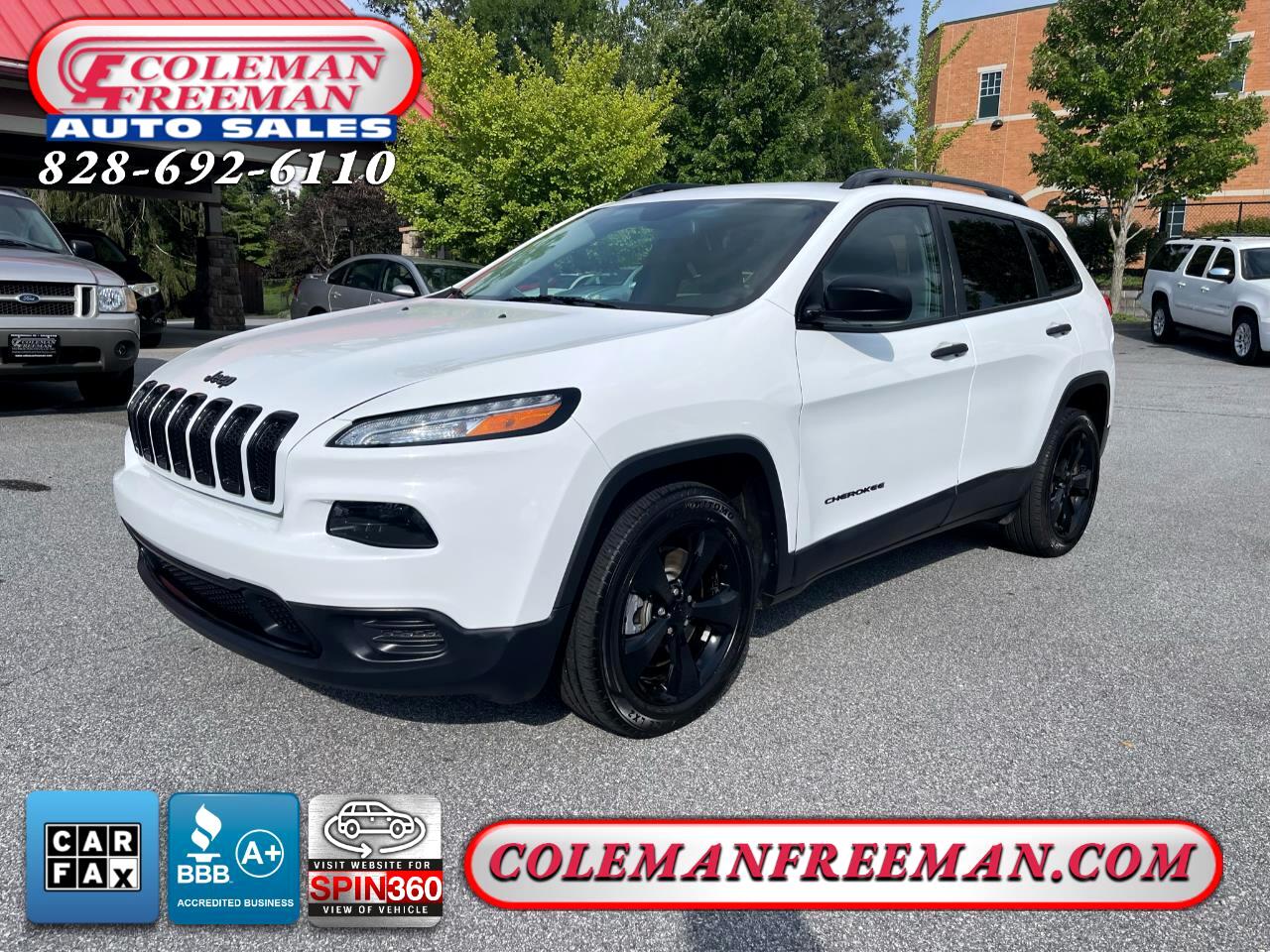 Used 2017 Jeep Cherokee Sport FWD for Sale in Hendersonville NC 28791