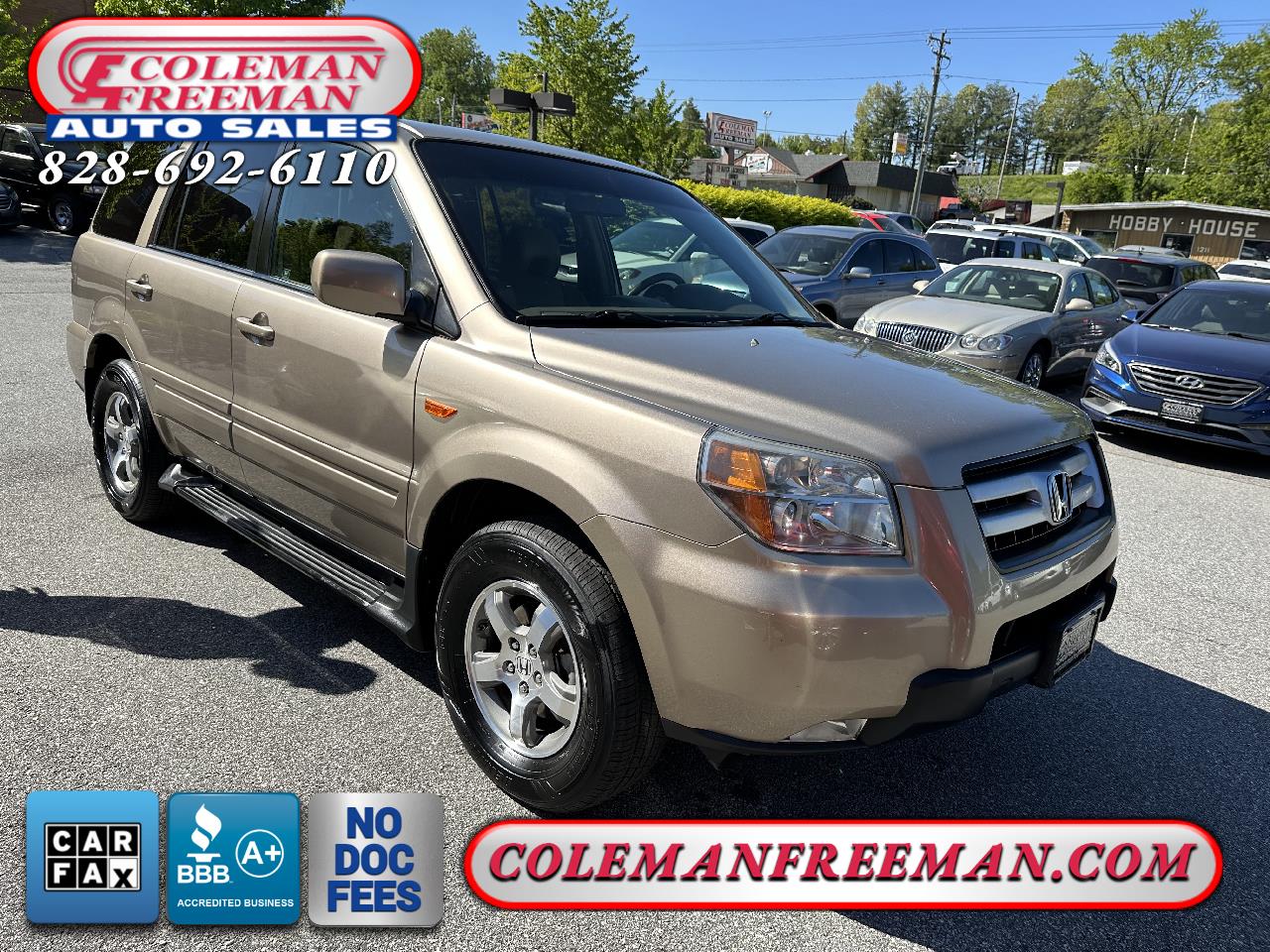 Used 2007 Honda Pilot 2WD 4dr EXL w/Navi for Sale in Hendersonville NC