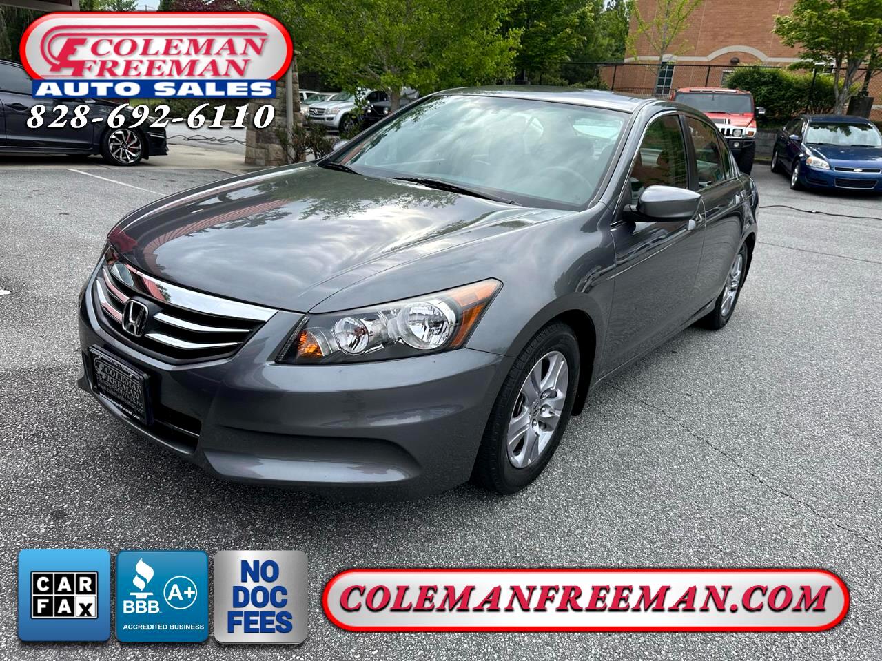 Used 2012 Honda Accord Sdn 4dr I4 Auto SE for Sale in Hendersonville NC