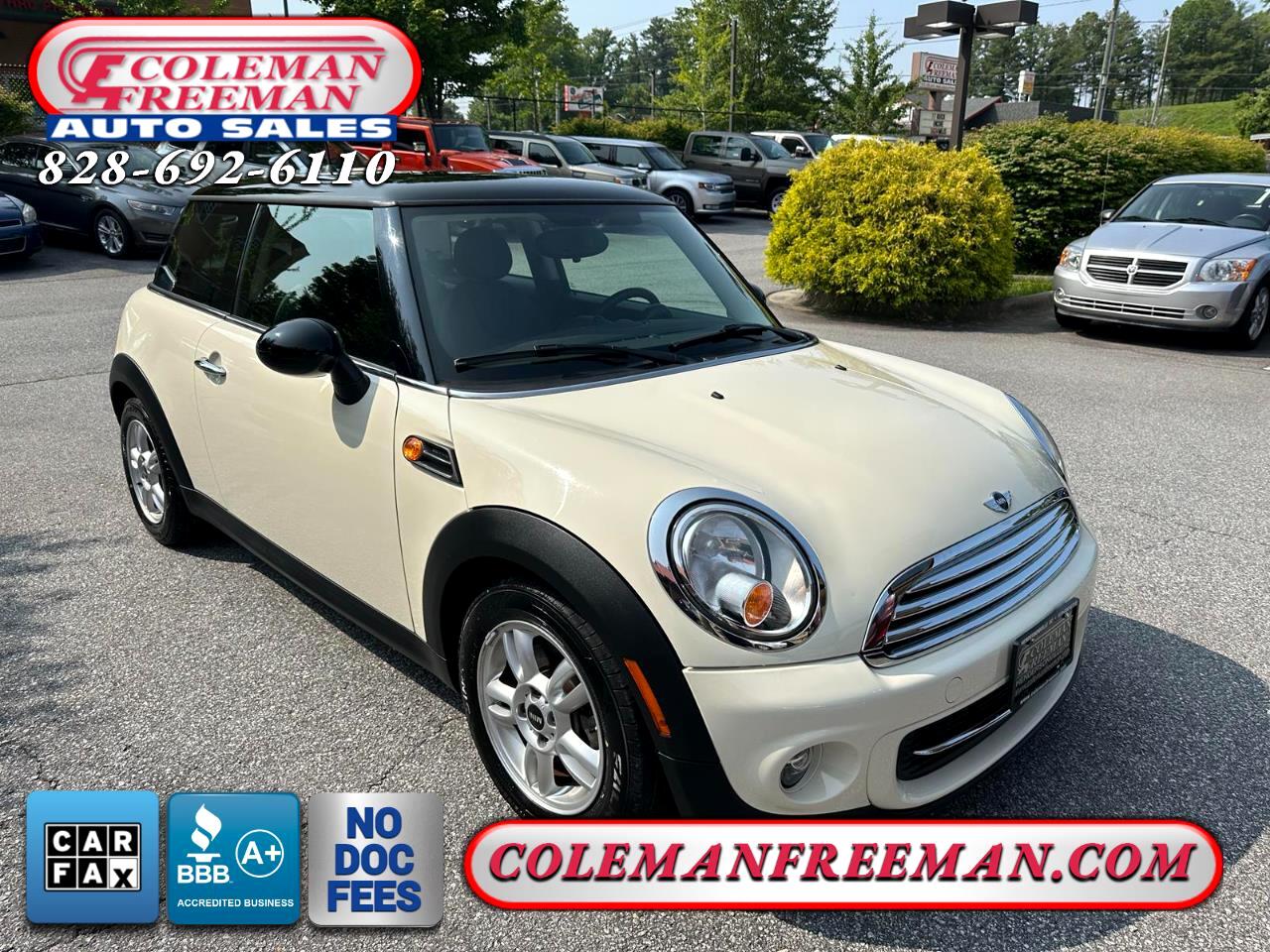 Used 2013 MINI Cooper Hardtop 2dr Cpe for Sale in Hendersonville NC