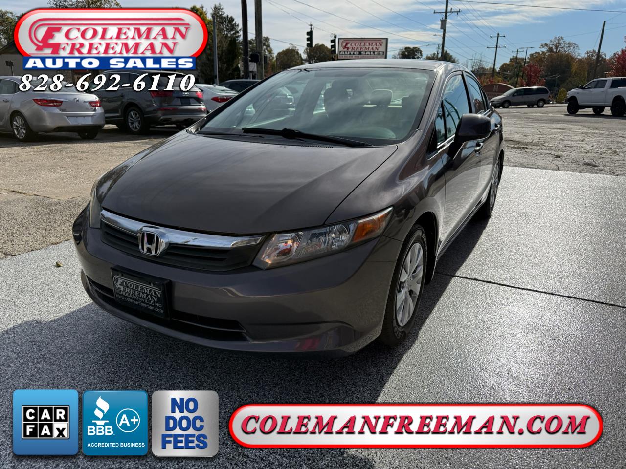 2012 Honda Civic Sdn 4dr Auto LX
