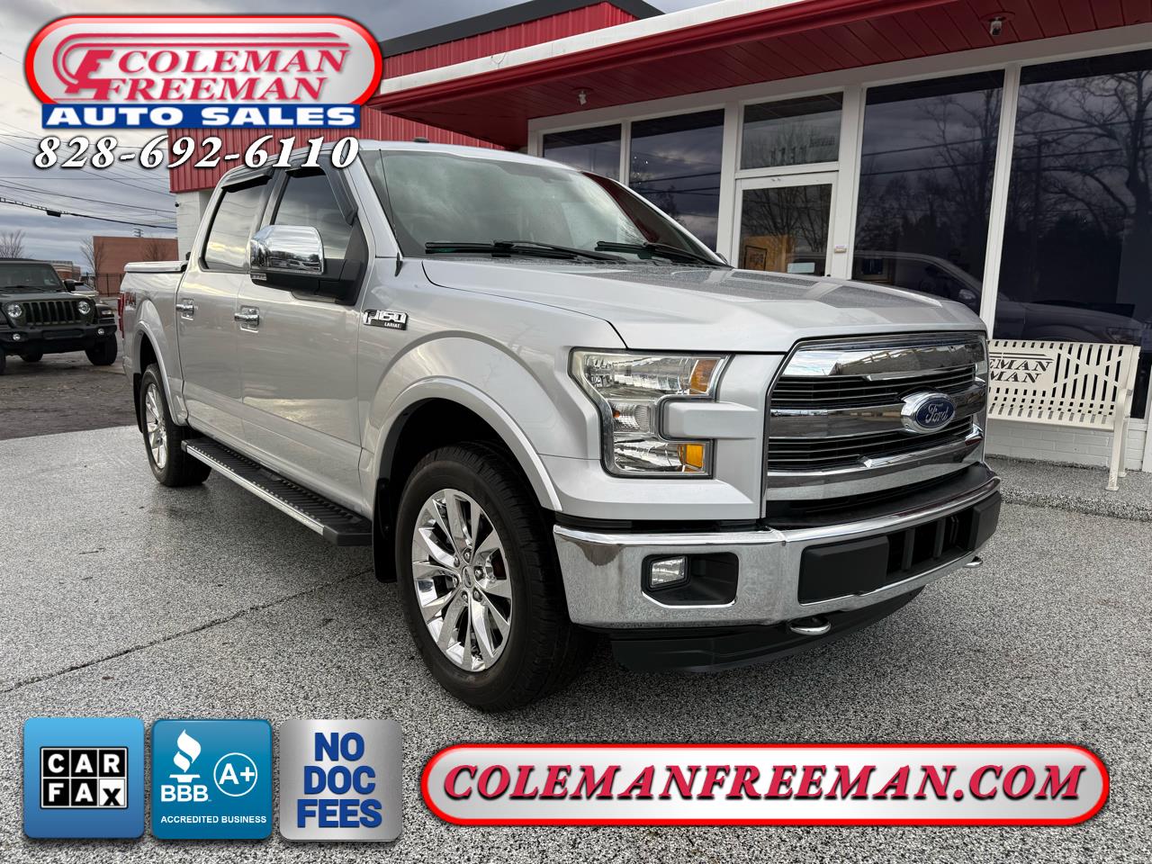 2016 Ford F-150 4WD SuperCrew 145" Lariat