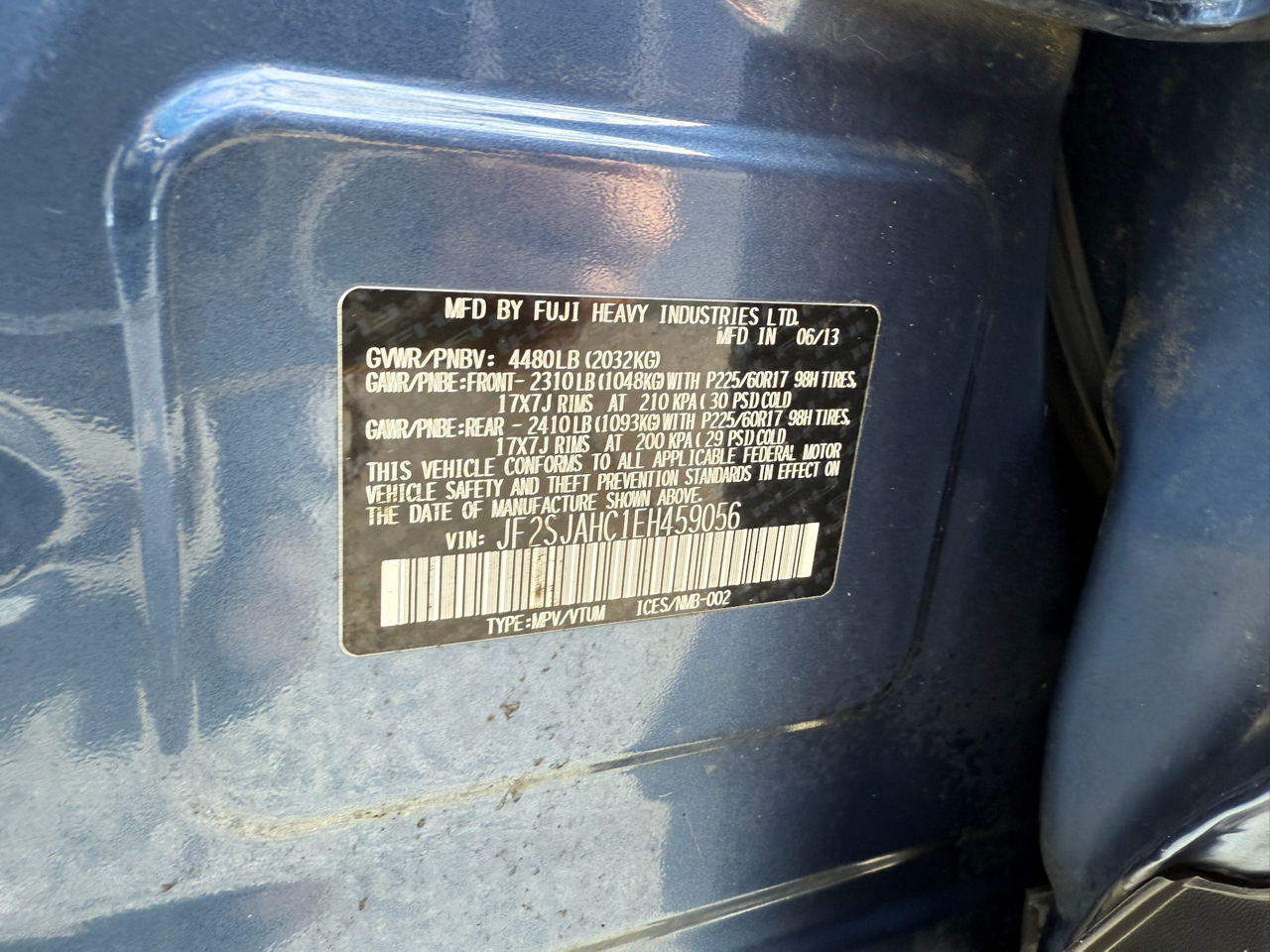 Subaru Forester 4dr Auto 2.5i Limited PZEV 2014