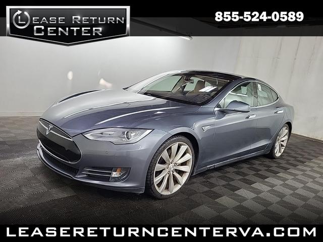 Gray CLEAN CARFAX!!! 2014 Tesla Model S 85 RWD Sedan Rear-Wheel Drive Automatic