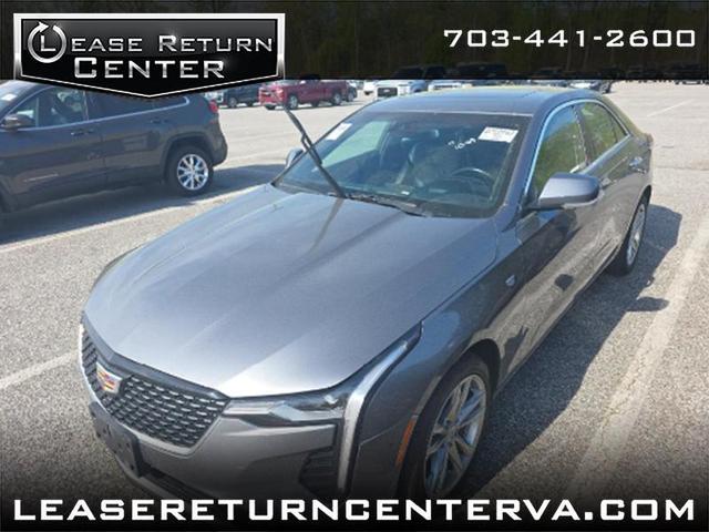 Gray 2022 Cadillac CT4 Luxury AWD Sedan All-Wheel Drive Automatic