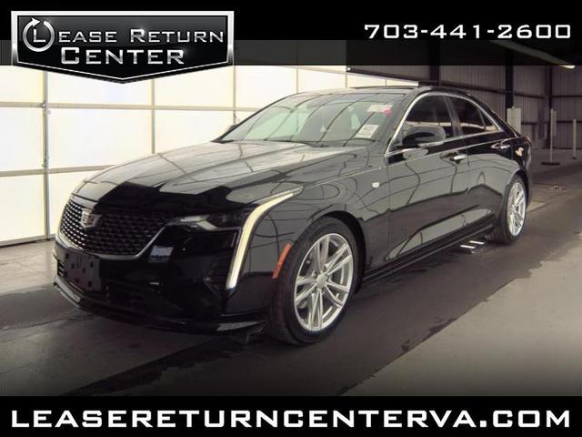 Black 2024 Cadillac CT4 Luxury RWD Sedan Rear-Wheel Drive Automatic