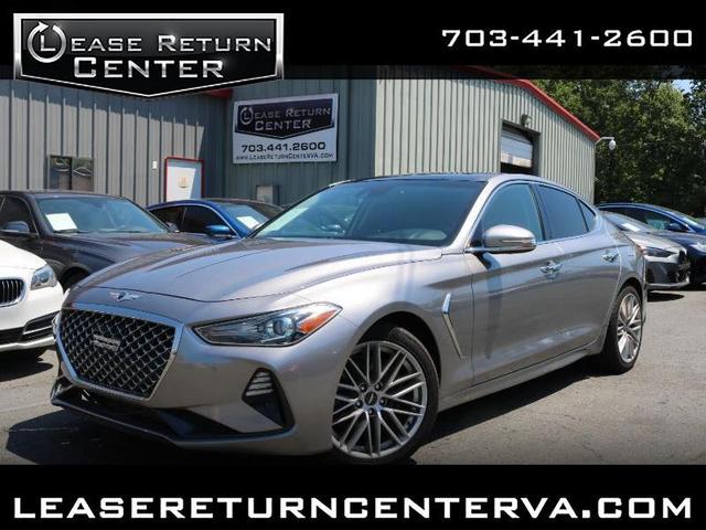 Gray 2020 Genesis G70 2.0T RWD Sedan Rear-Wheel Drive Automatic