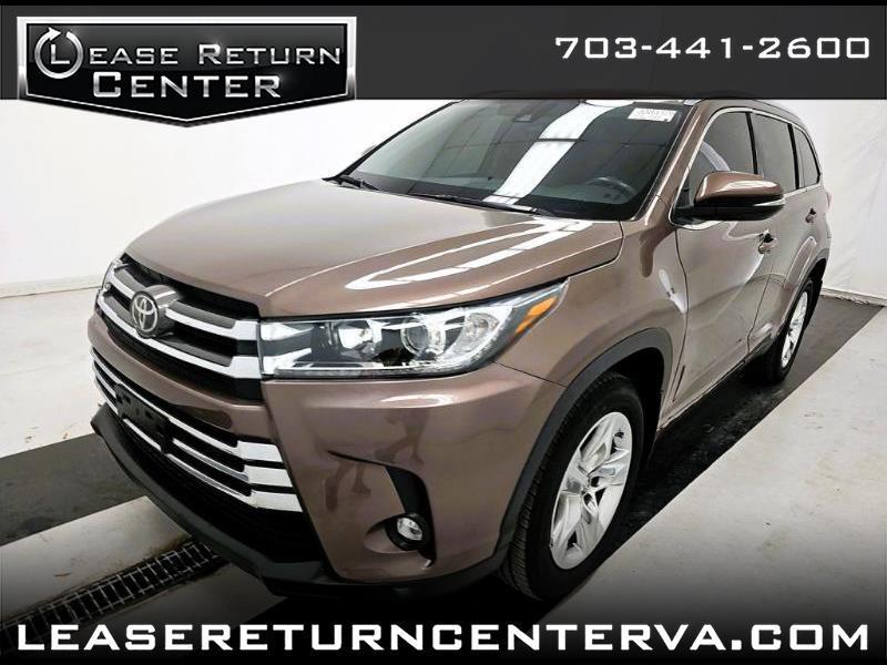 Toyota Highlander Limited V6 FWD (Natl) 2019