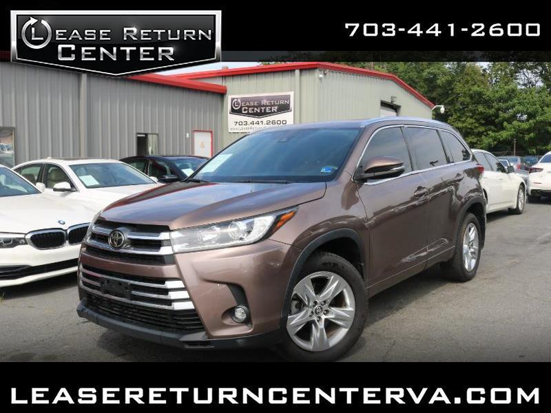 Toyota Highlander Limited V6 FWD (Natl) 2019