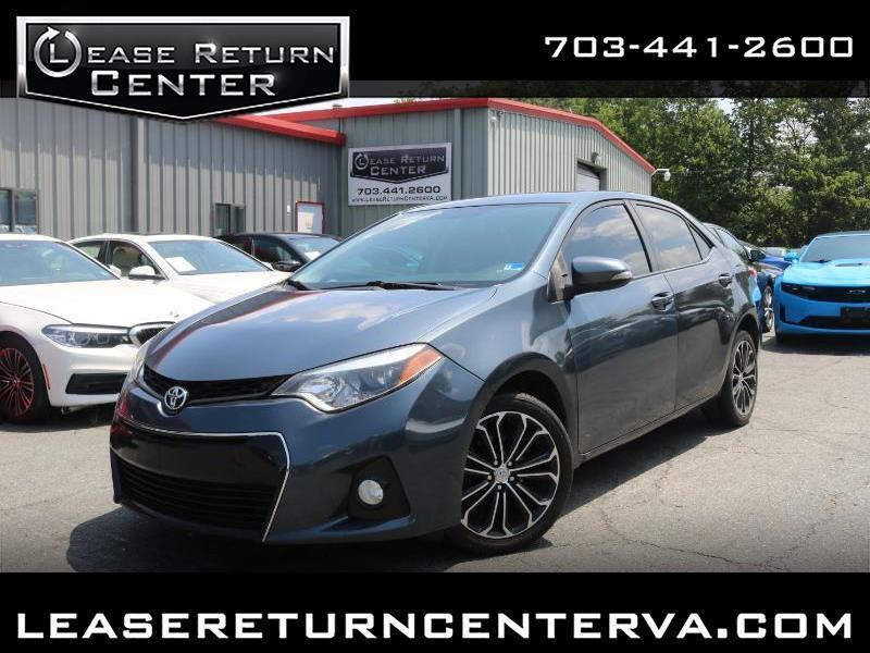 Toyota Corolla 4dr Sdn CVT S w/Special Edition Pkg (Natl) 2016