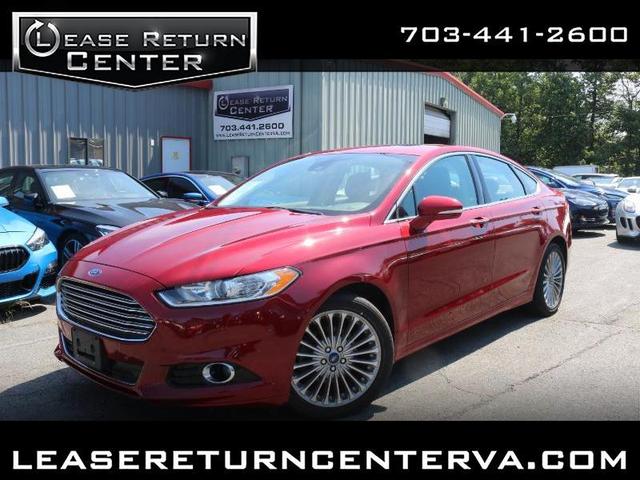 Red (Burgundy) 2014 Ford Fusion Sedan Front-Wheel Drive Automatic