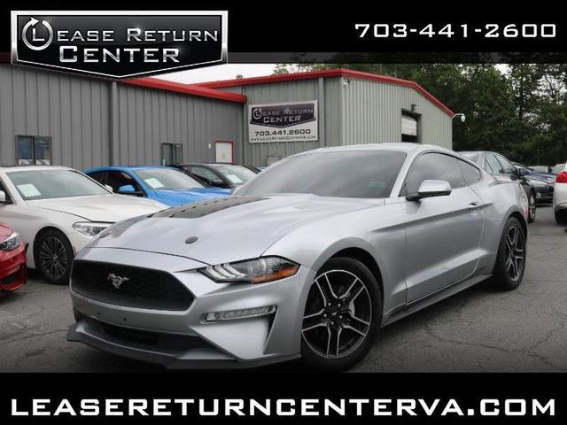 Silver 2020 Ford Mustang Coupe Rear-Wheel Drive Automatic