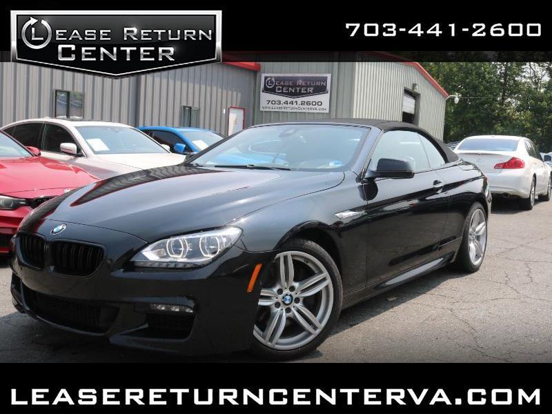 Black 2014 BMW 6 Series Convertible All-Wheel Drive 