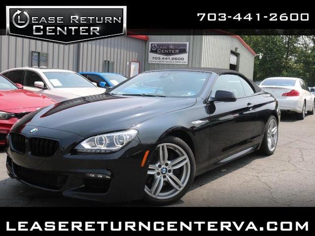Black 2014 BMW 6 Series Convertible All-Wheel Drive