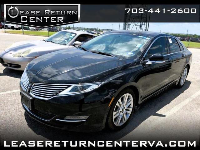 Black 2016 Lincoln MKZ Sedan Front-Wheel Drive Automatic