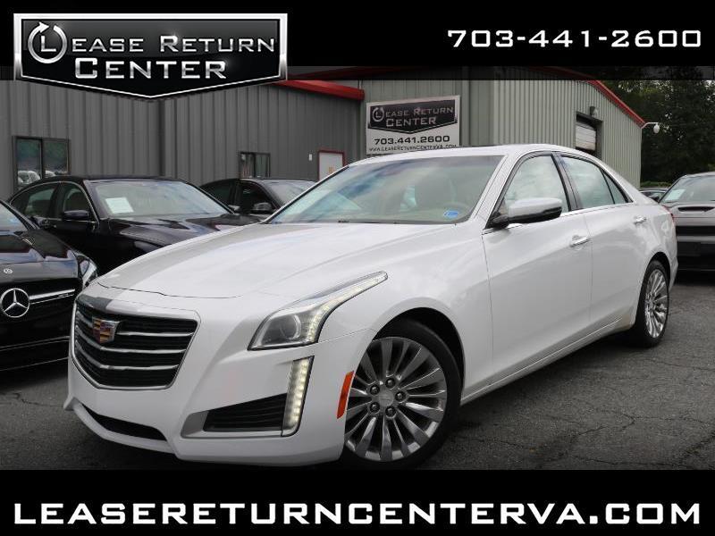 White 2016 Cadillac CTS Sedan Rear-Wheel Drive Automatic