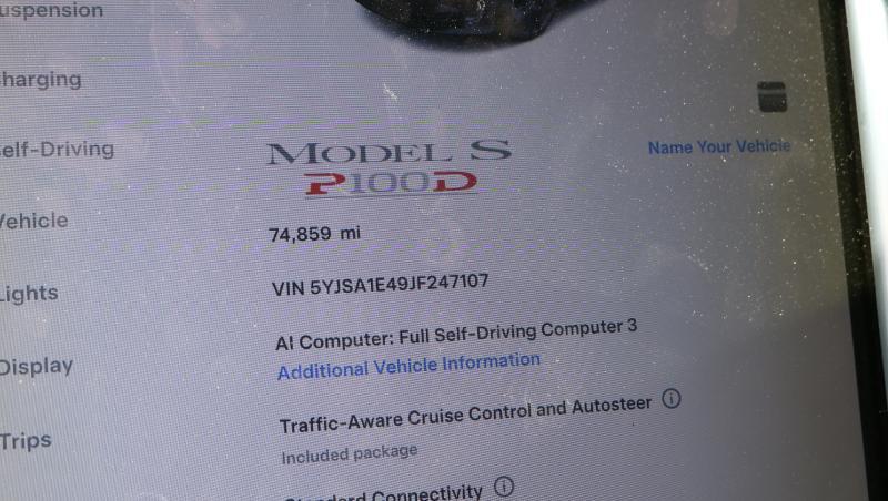 Tesla Model S P100D AWD 2018