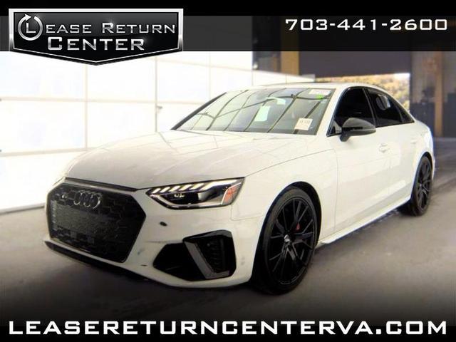 White 2020 Audi S4 Sedan All-Wheel Drive Automatic