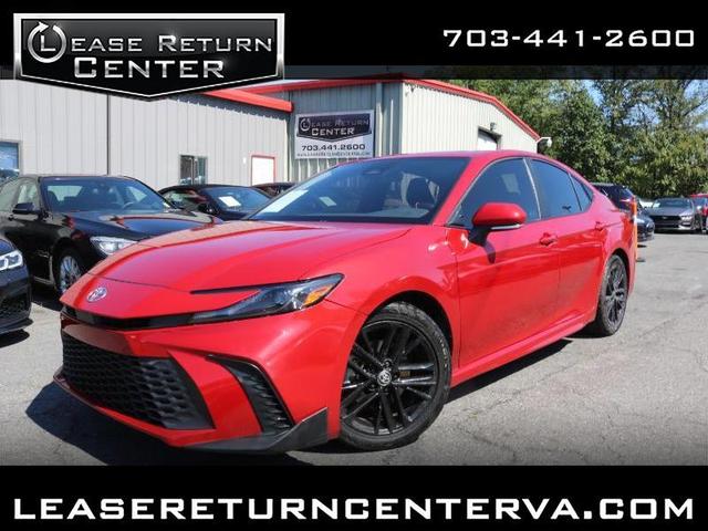 Red (Burgundy) 2025 Toyota Camry Sedan Front-Wheel Drive Automatic