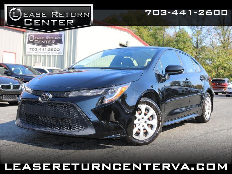 Black 2020 Toyota Corolla Sedan Front-Wheel Drive Automatic