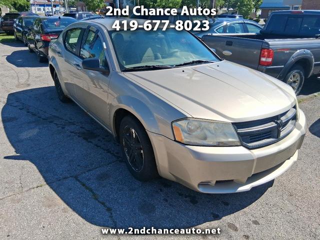 Gold 2008 Dodge Avenger SXT FWD Sedan Front-Wheel Drive Automatic