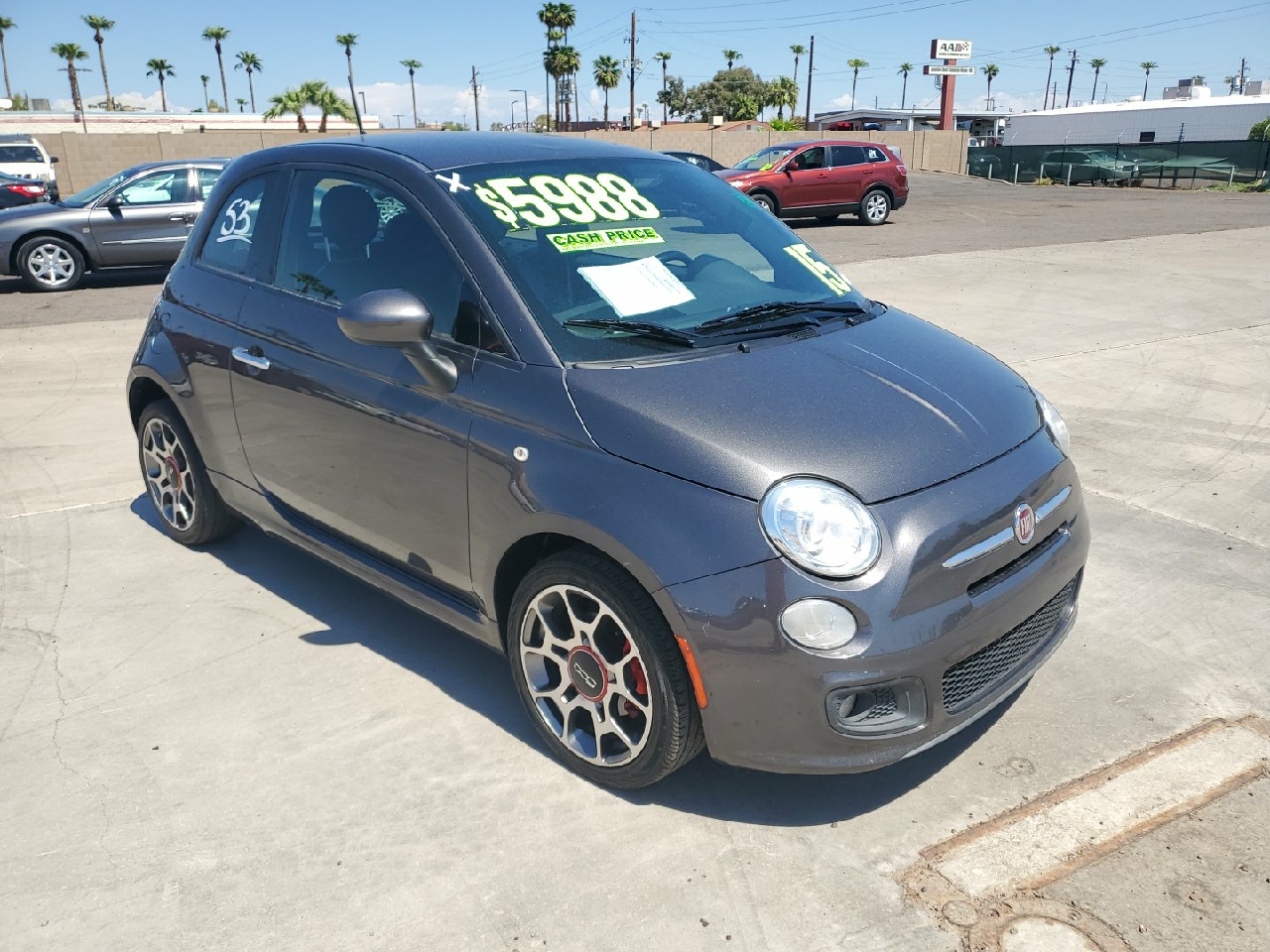 Used 2015 Fiat 500 Sport Hatchback for Sale in Phoenix AZ 85301 New