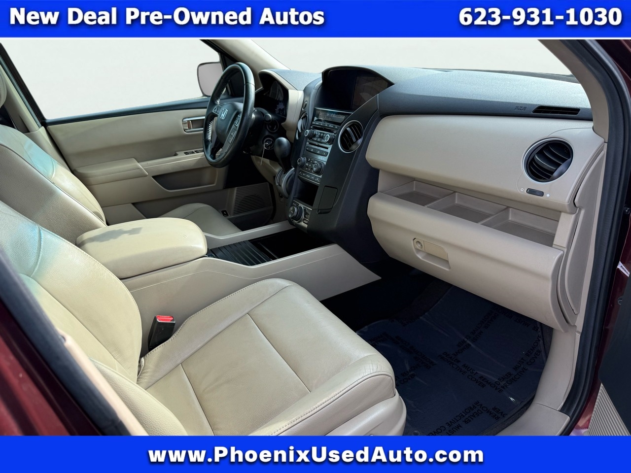 Honda Pilot Touring 2WD 5-Spd AT with DVD 2012