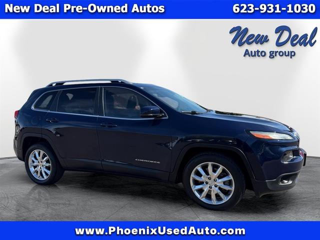 Blue 2014 Jeep Cherokee Limited FWD SUV / Crossover Front-Wheel Drive Automatic
