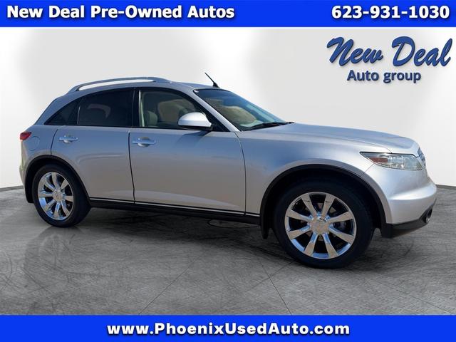Silver 2004 INFINITI FX35 SUV / Crossover Rear-Wheel Drive Automatic