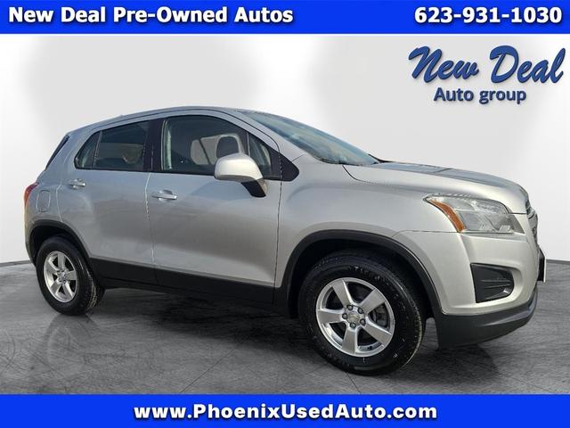 Silver 2016 Chevrolet Trax LS AWD SUV / Crossover All-Wheel Drive Automatic