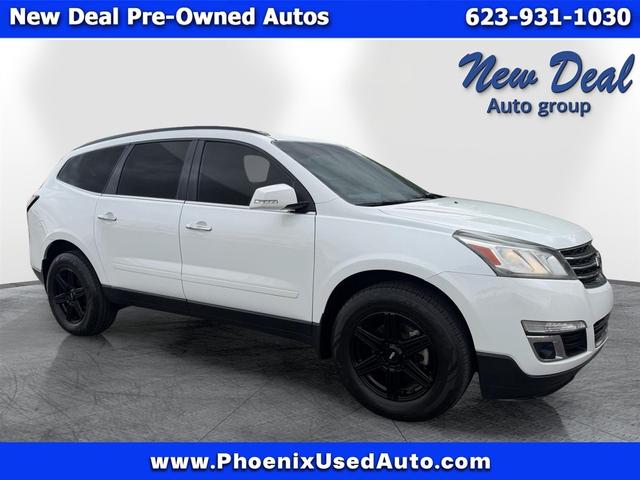 White 2017 Chevrolet Traverse 1LT FWD SUV / Crossover Front-Wheel Drive Automatic