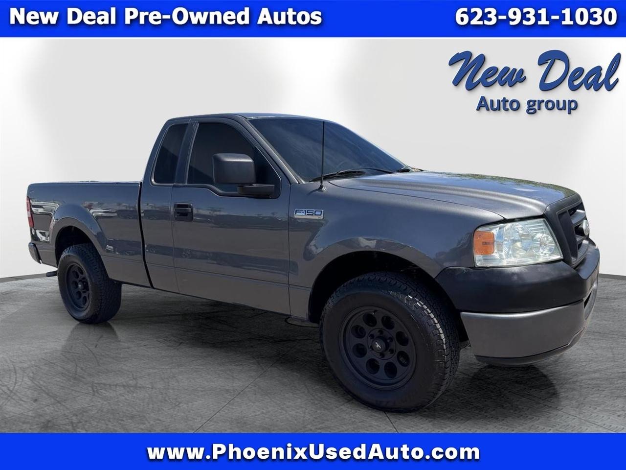 Gray 2007 Ford F-150 Pickup Truck Rear-Wheel Drive 5-Speed Manual