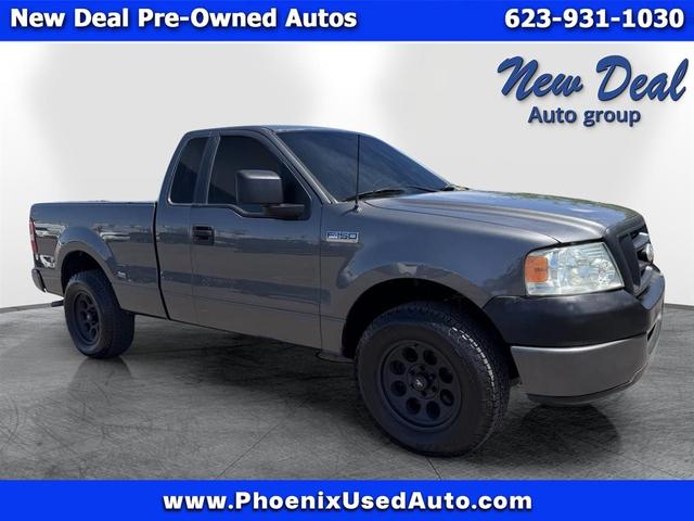 Gray 2007 Ford F-150 Pickup Truck Rear-Wheel Drive 5-Speed Manual