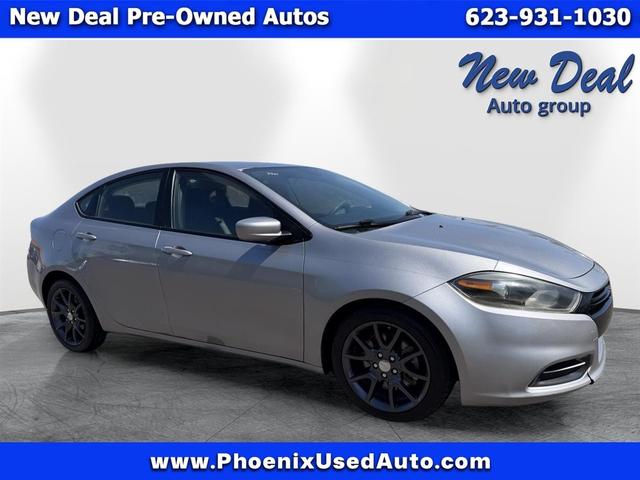 Gray 2015 Dodge Dart Sedan Front-Wheel Drive Automatic