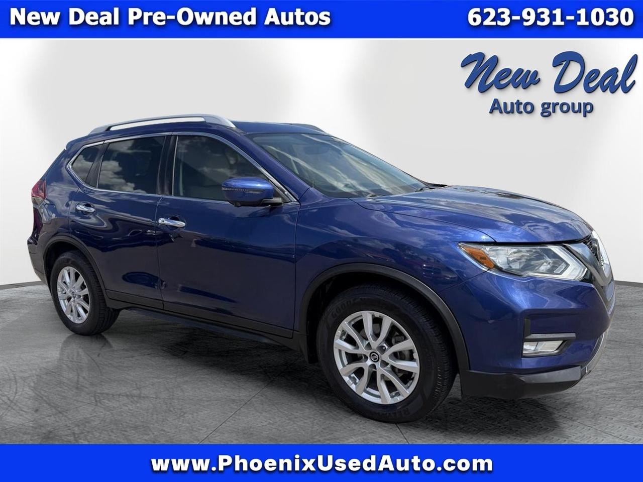 Blue 2018 Nissan Rogue SUV / Crossover Front-Wheel Drive Automatic