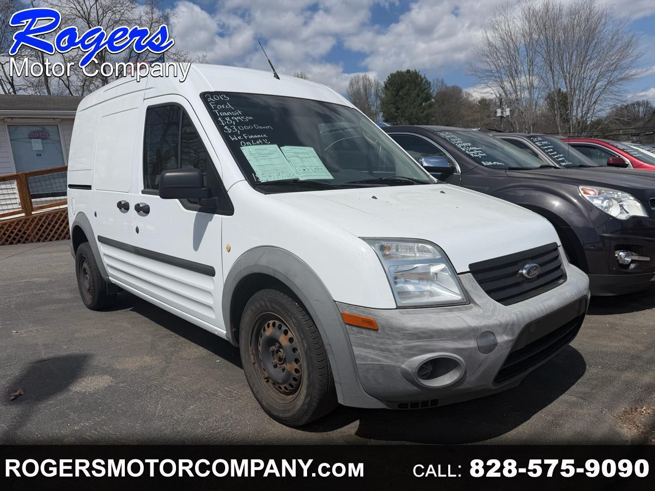 2013 Ford Transit Connect XL with Side and Rear Door Glass