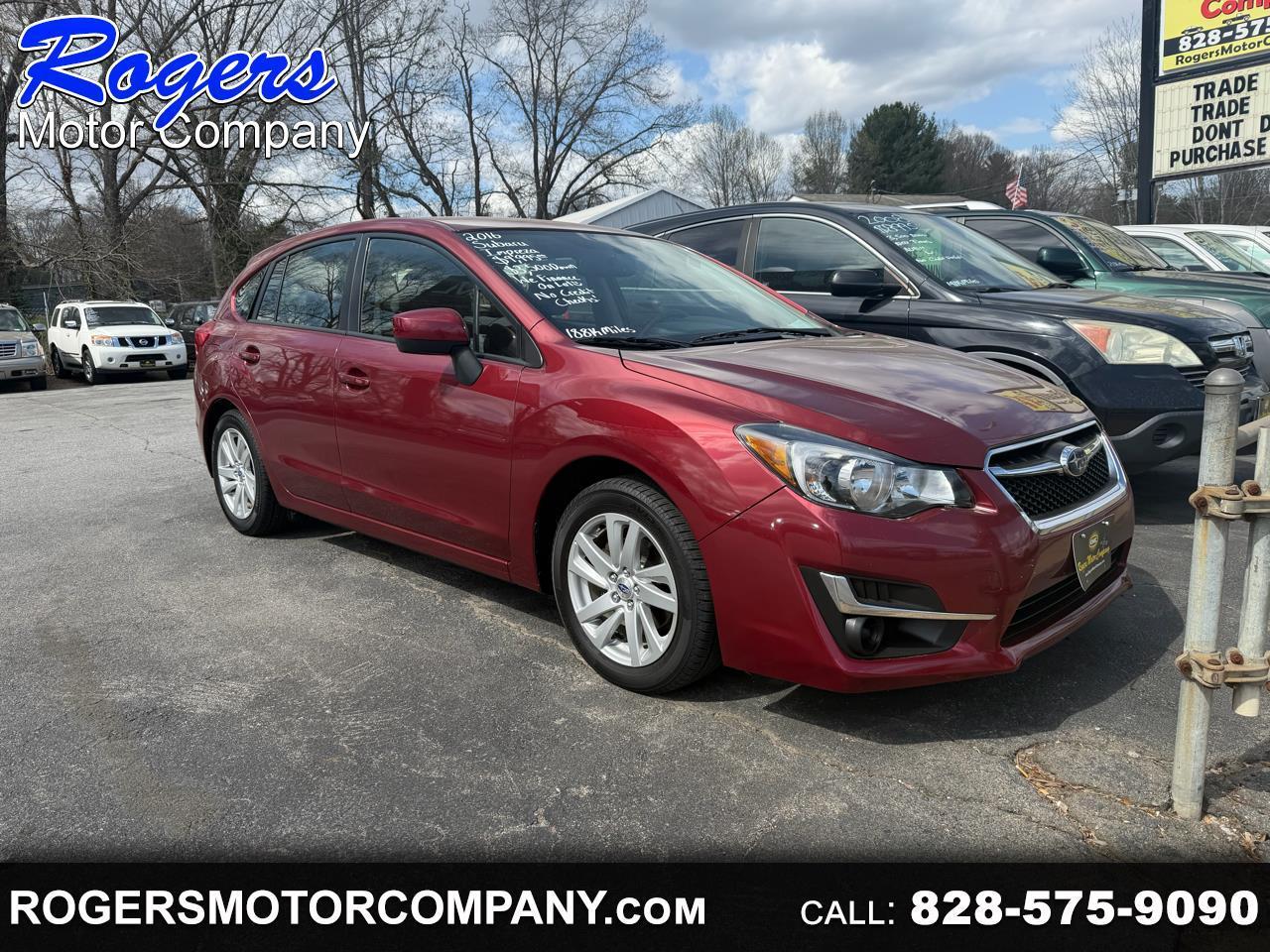 Subaru Impreza 2.0i Premium PZEV 5-Door 2016