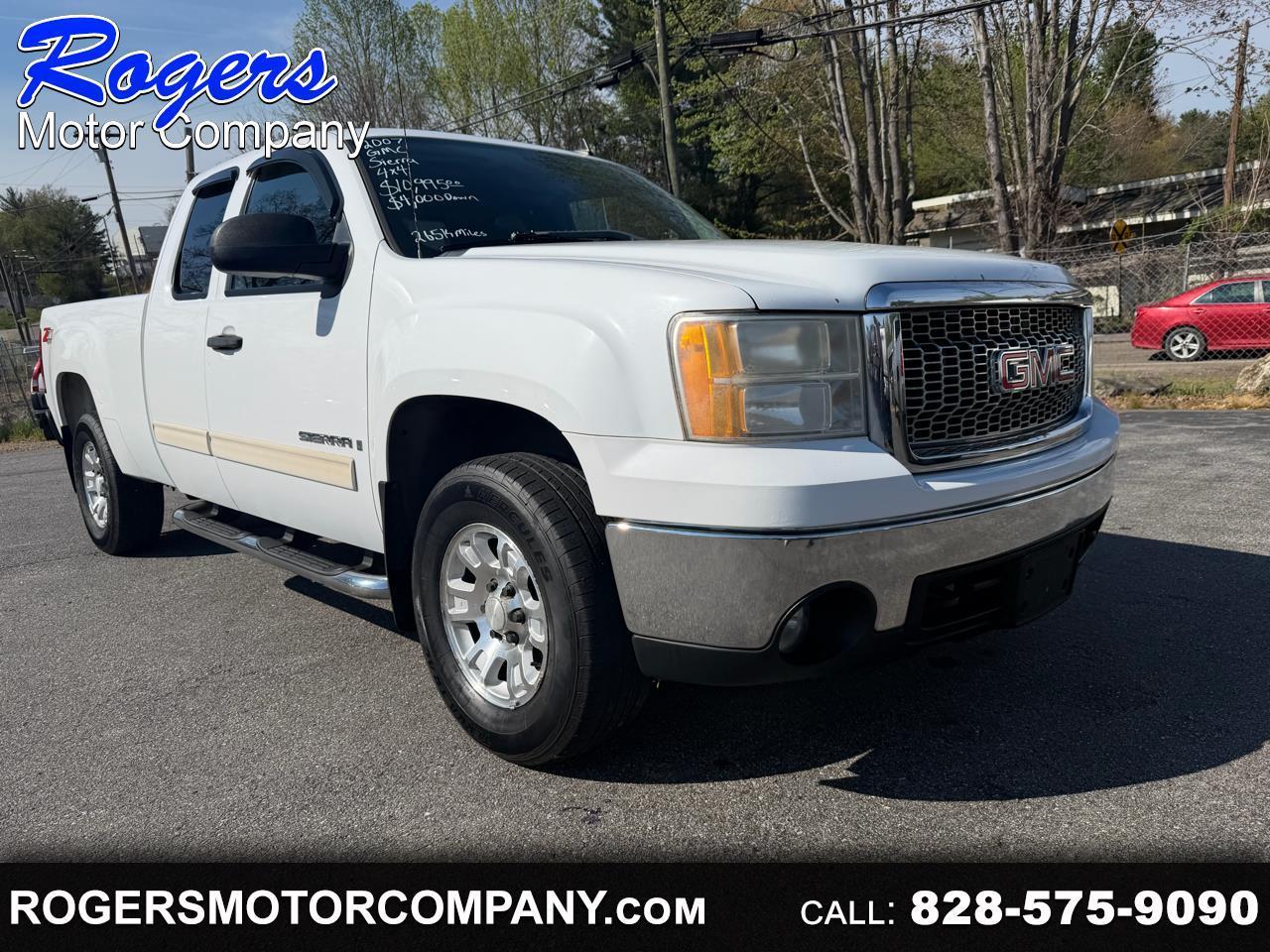 2007 GMC Sierra 1500 Work Truck Ext. Cab Short Box 4WD