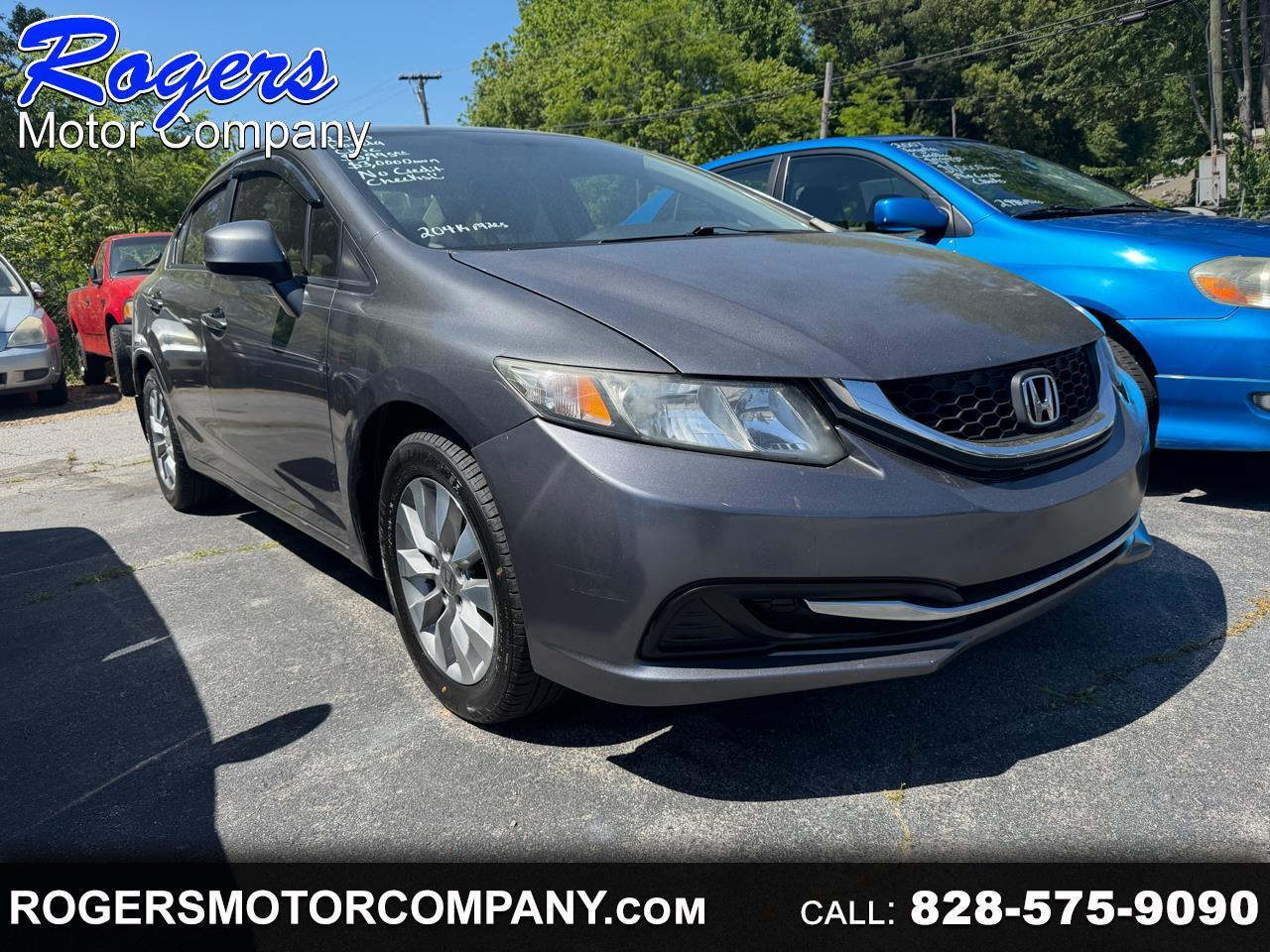 2013 Honda Civic LX Sedan 5-Speed AT