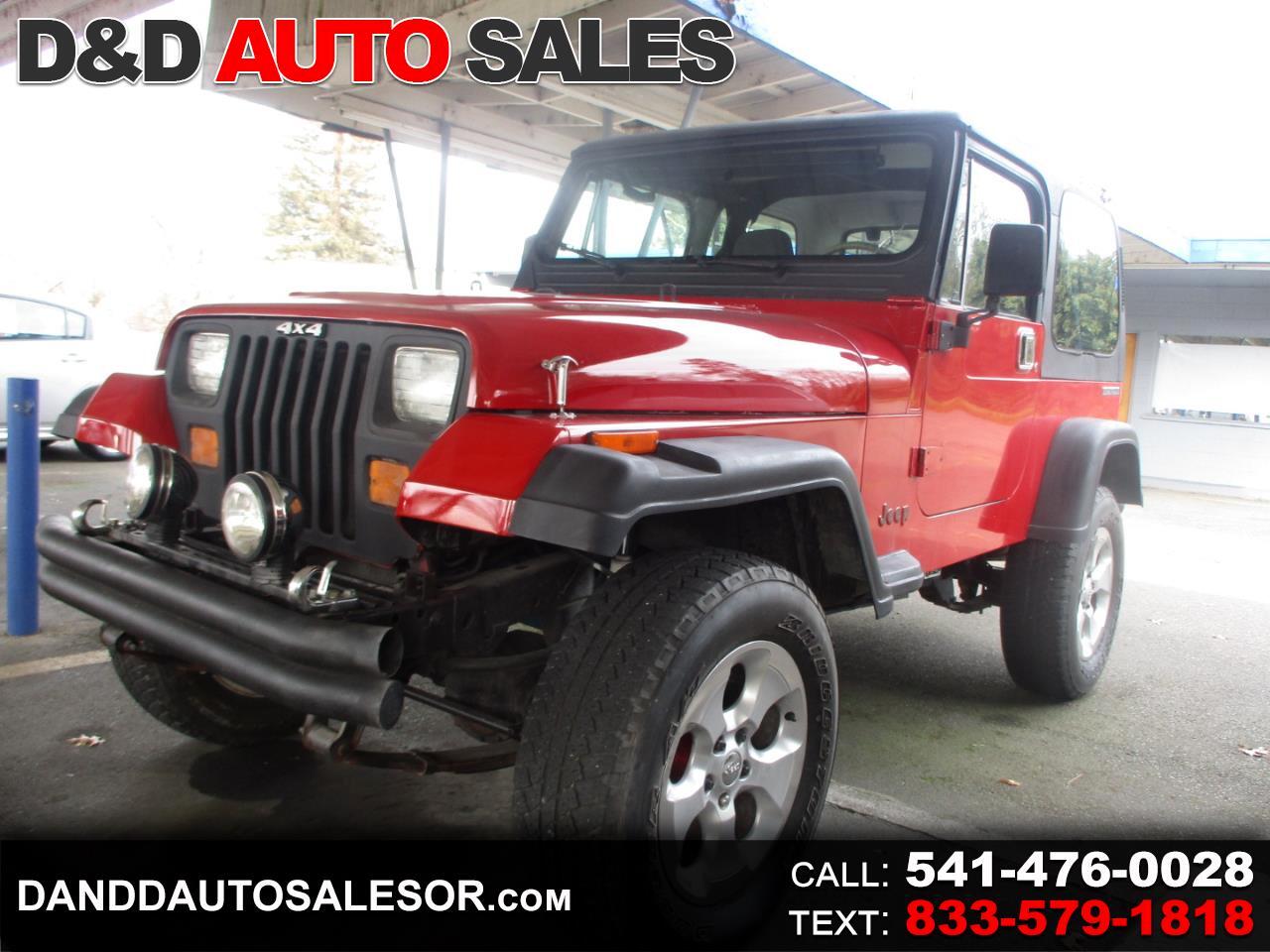 Used 1990 Jeep Wrangler Hard Top for Sale in Grants Pass OR 97526 D & D  Auto Sales