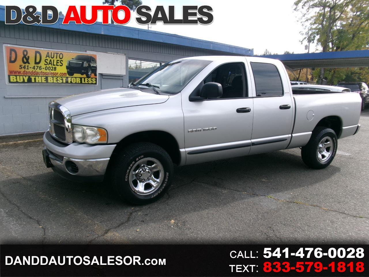 Dodge Ram 1500 Quad Cab Short Bed 4WD 2002